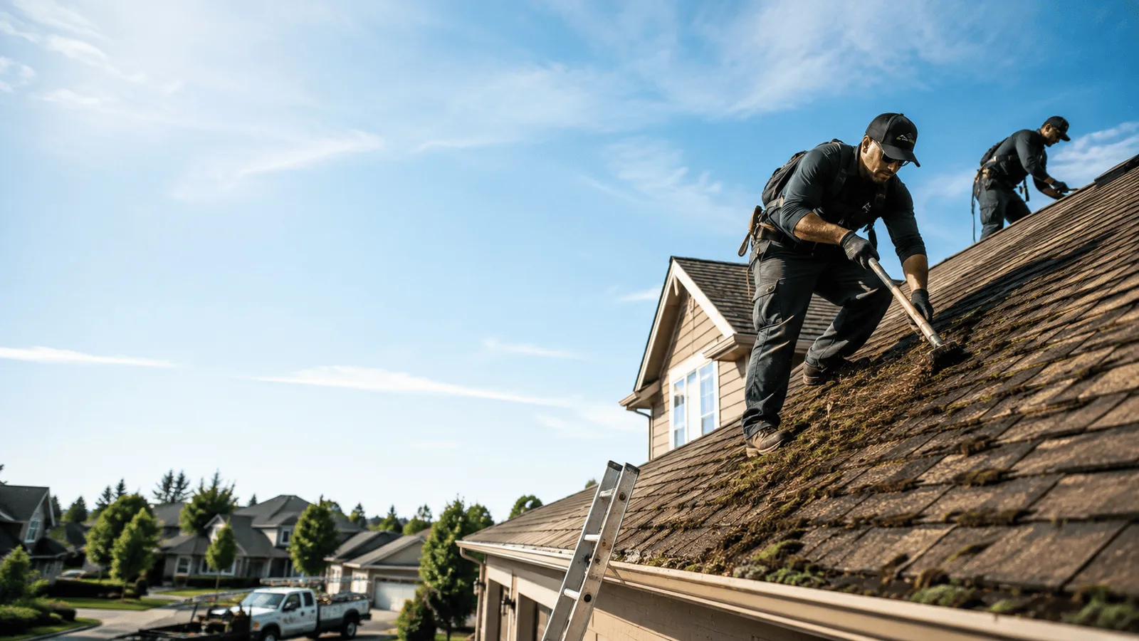 Roof Moss Removal in Middletown, IN near me